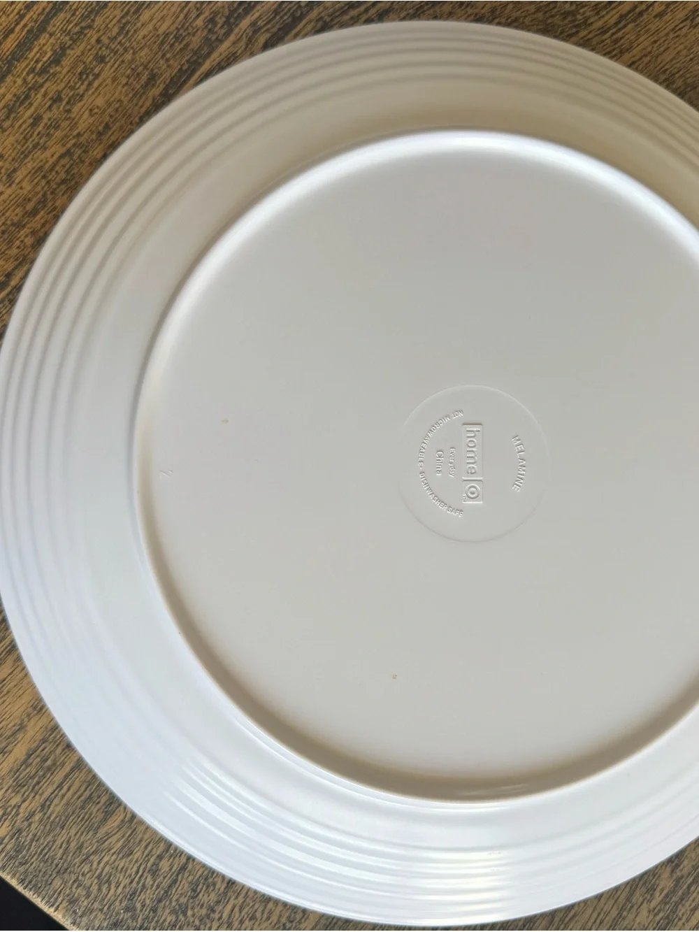 Target Home Melamine Dinnerware Set 20 Pc White Ribbed Plates Bowls